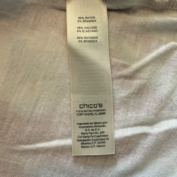 BUY 2 ITEMS & GET 1 FREE: Chico’s 3/4 Sleeve Geometric Top Sz 16 - Picture 8 of 10